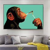 Toile - Chimp Smoke